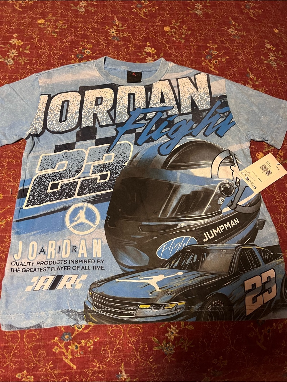Jordan Blue Graphic '23 Racing Tee